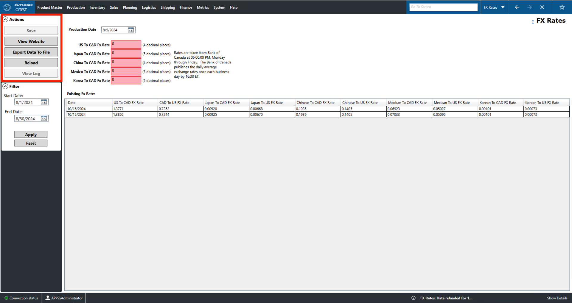 A Screenshot of the Packaging Tab
