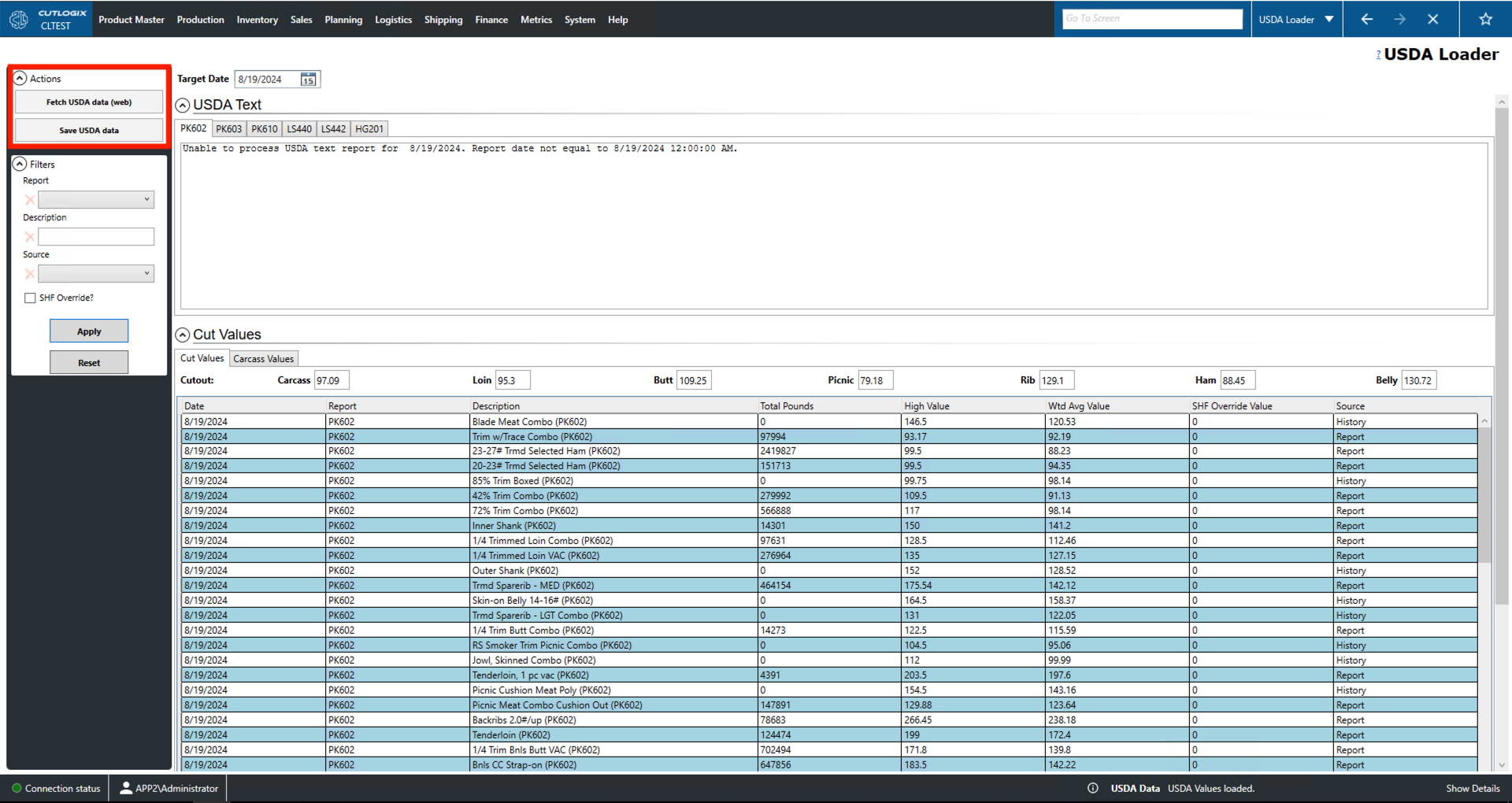 A Screenshot of the Packaging Tab