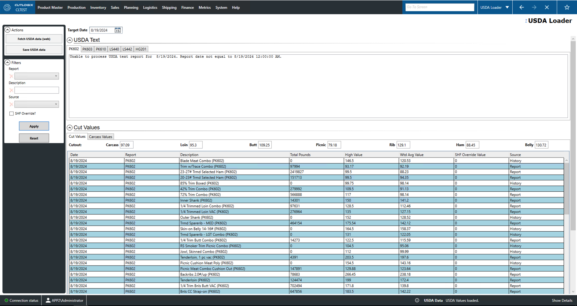 A Screenshot of the Packaging Tab