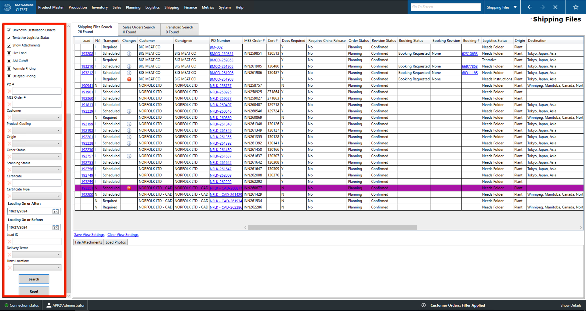 A Screenshot of the Packaging Tab