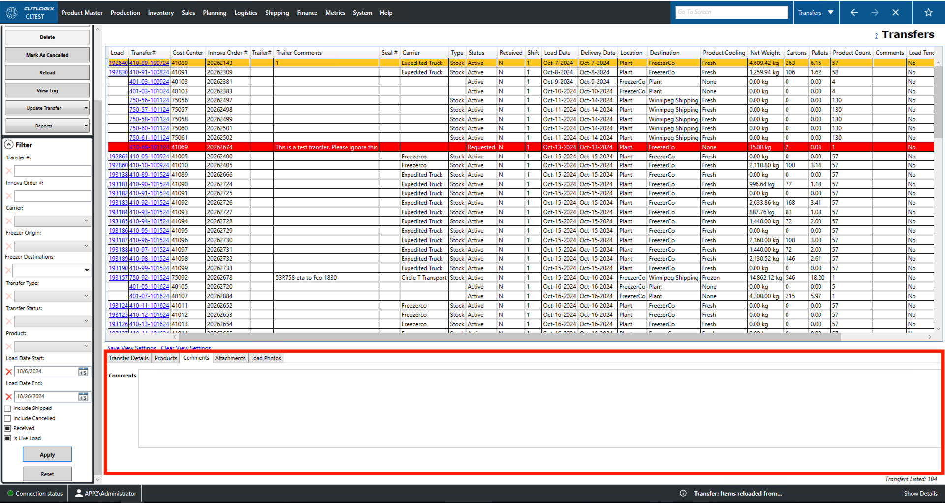A Screenshot of the Packaging Tab