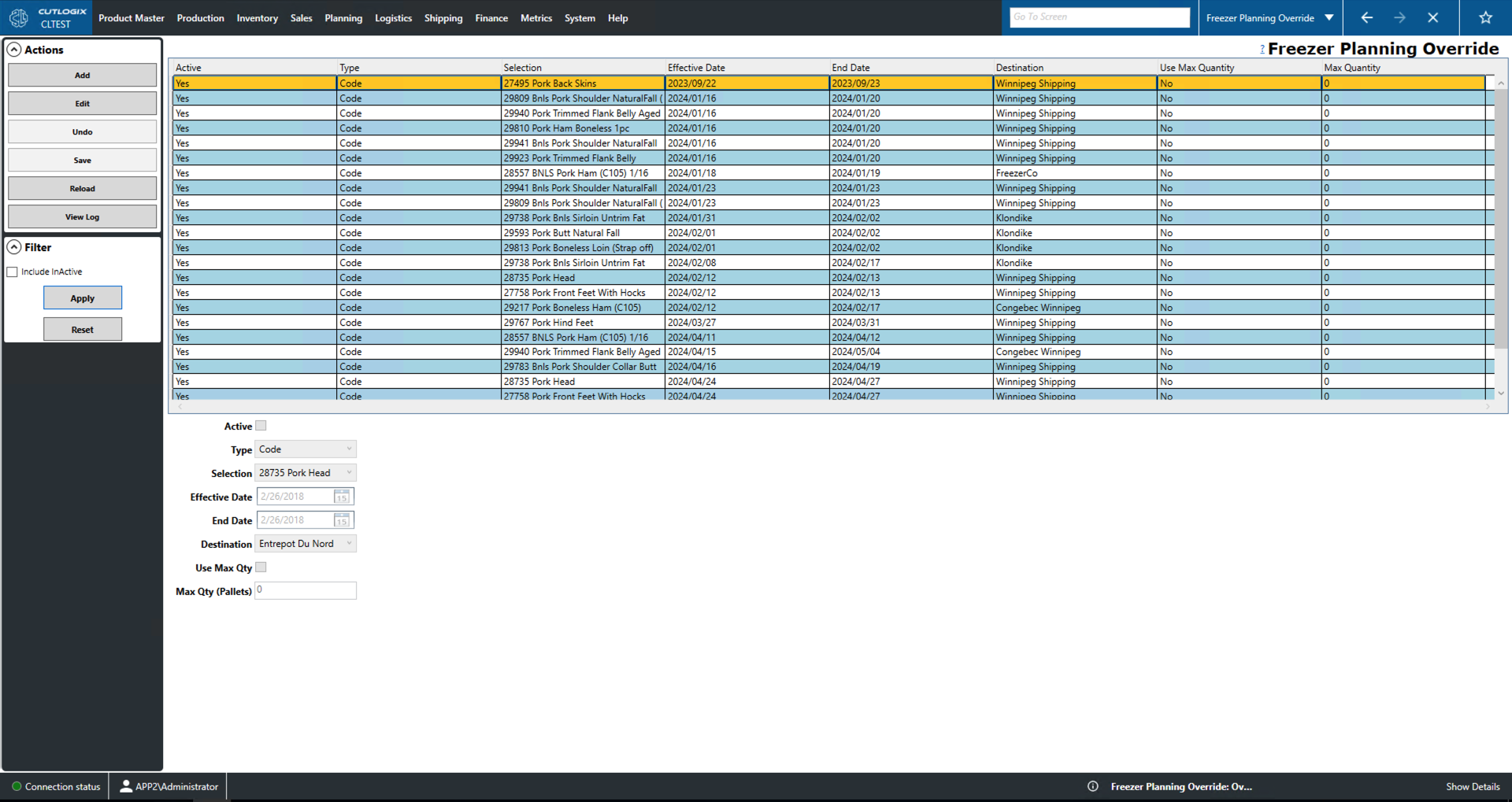 A Screenshot of the Packaging Tab