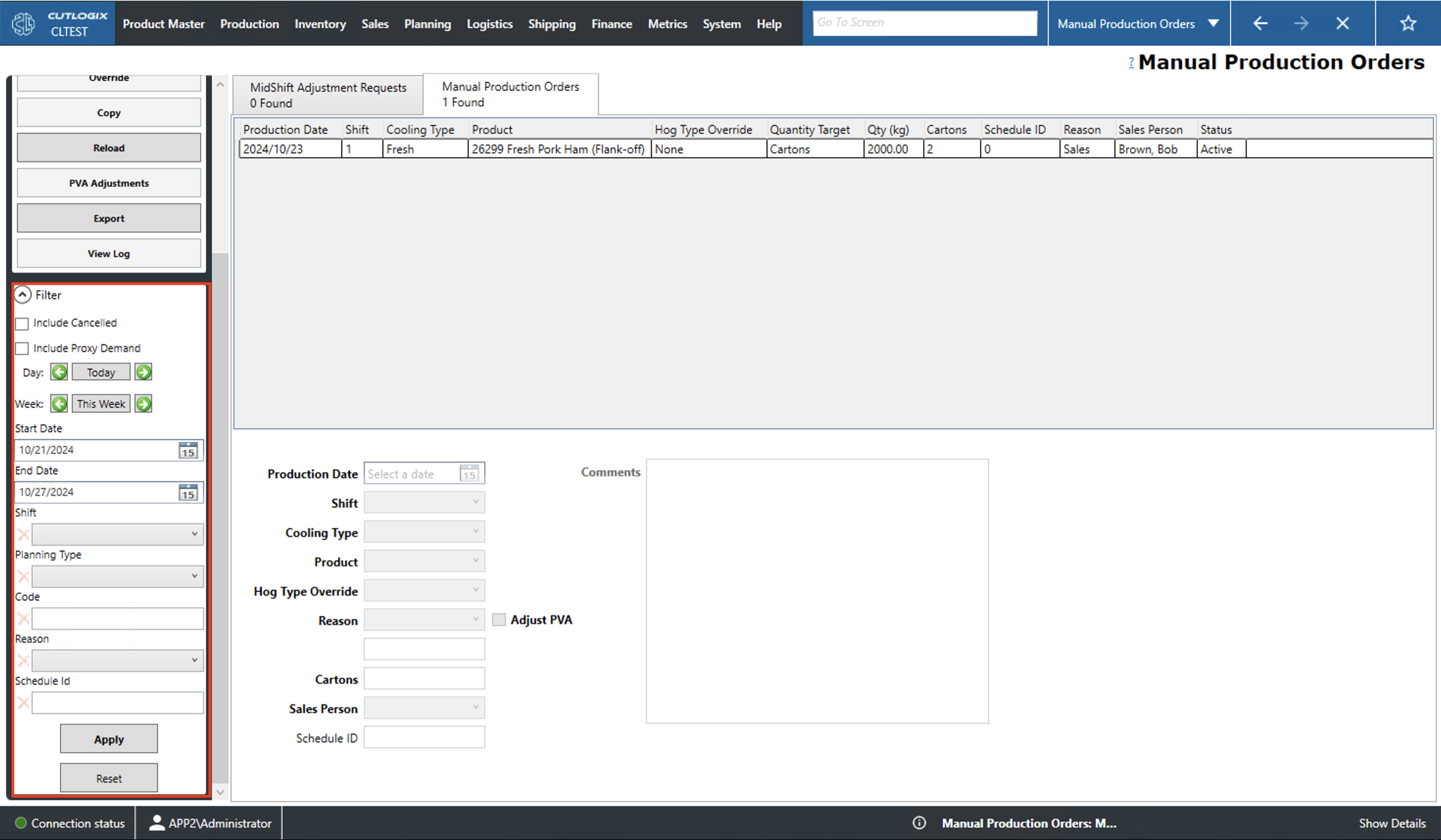A Screenshot of the Packaging Tab