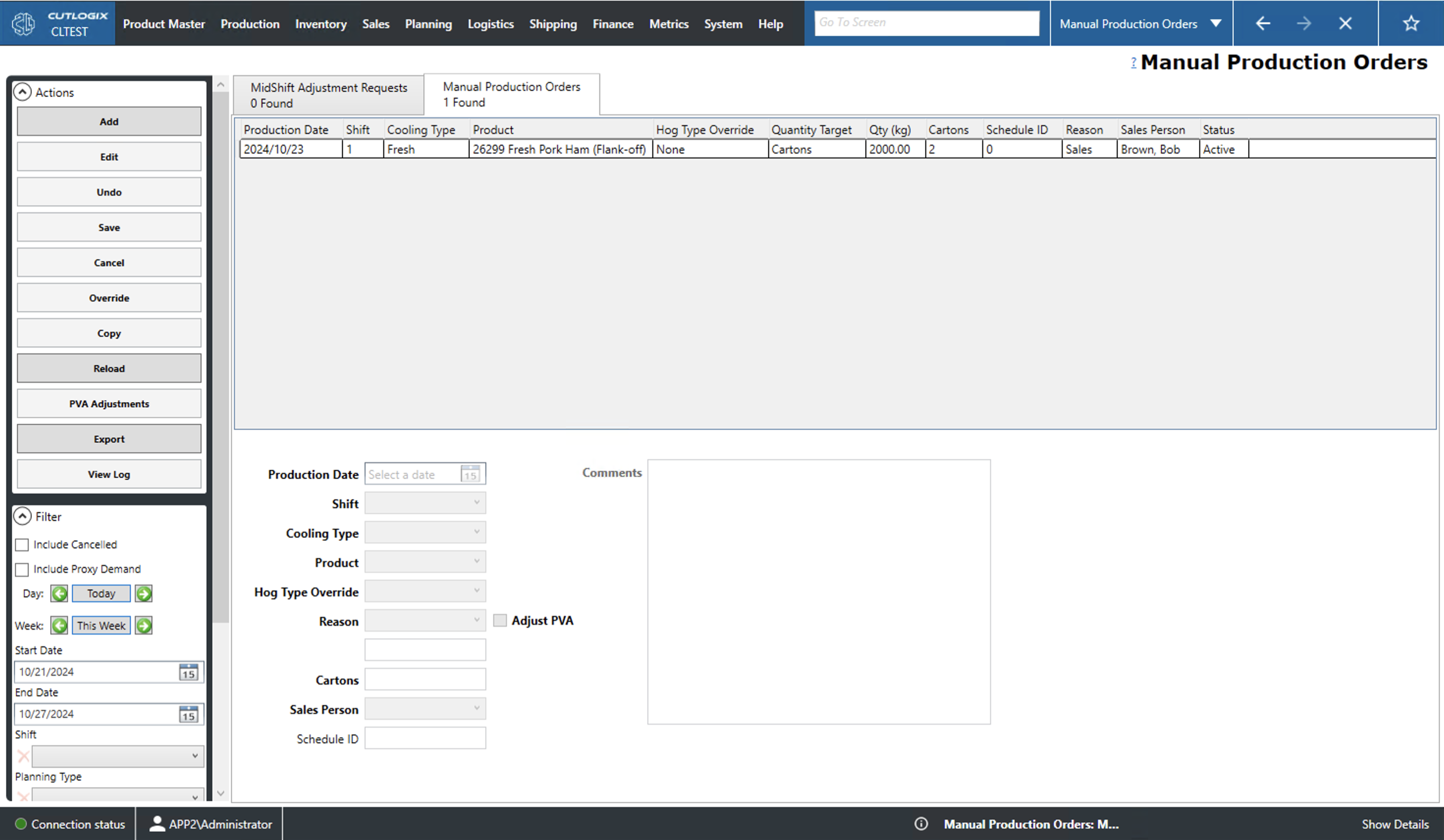 A Screenshot of the Packaging Tab