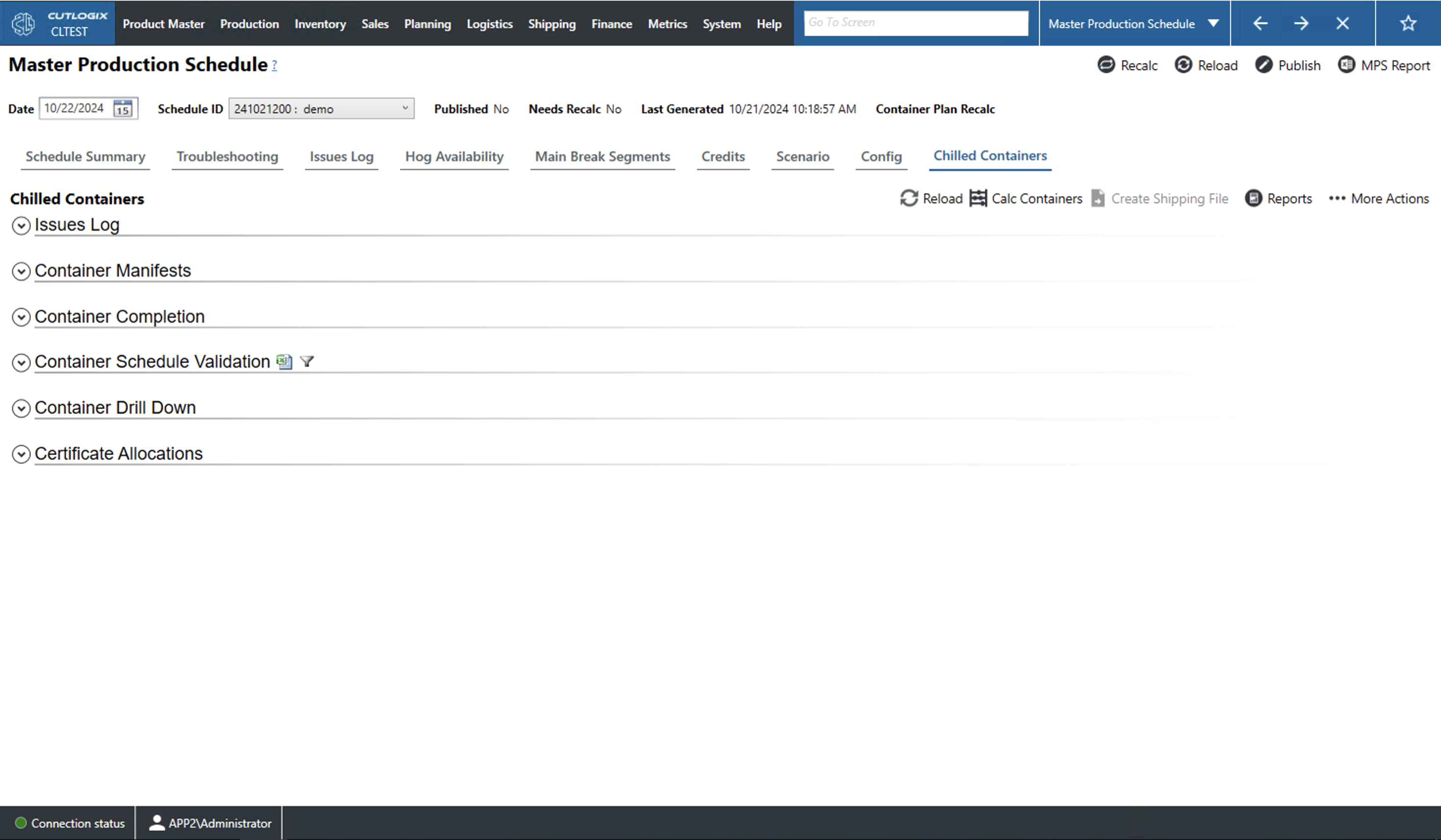 A Screenshot of the Packaging Tab