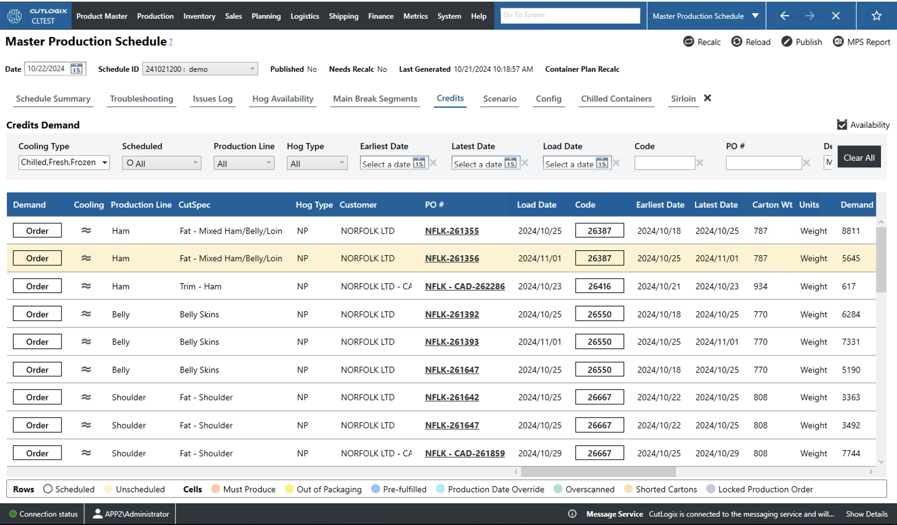 A Screenshot of the Packaging Tab