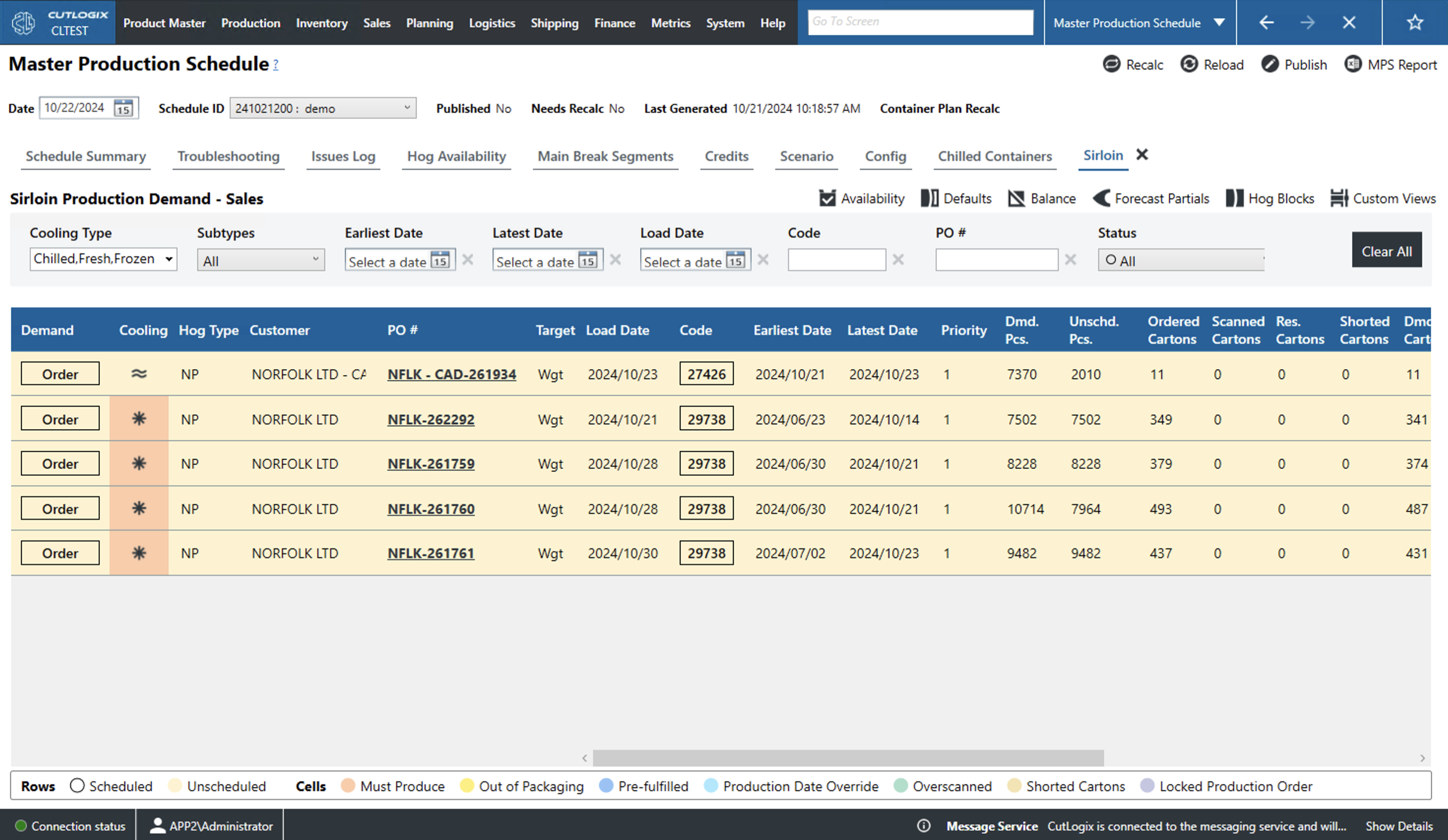 A Screenshot of the Packaging Tab