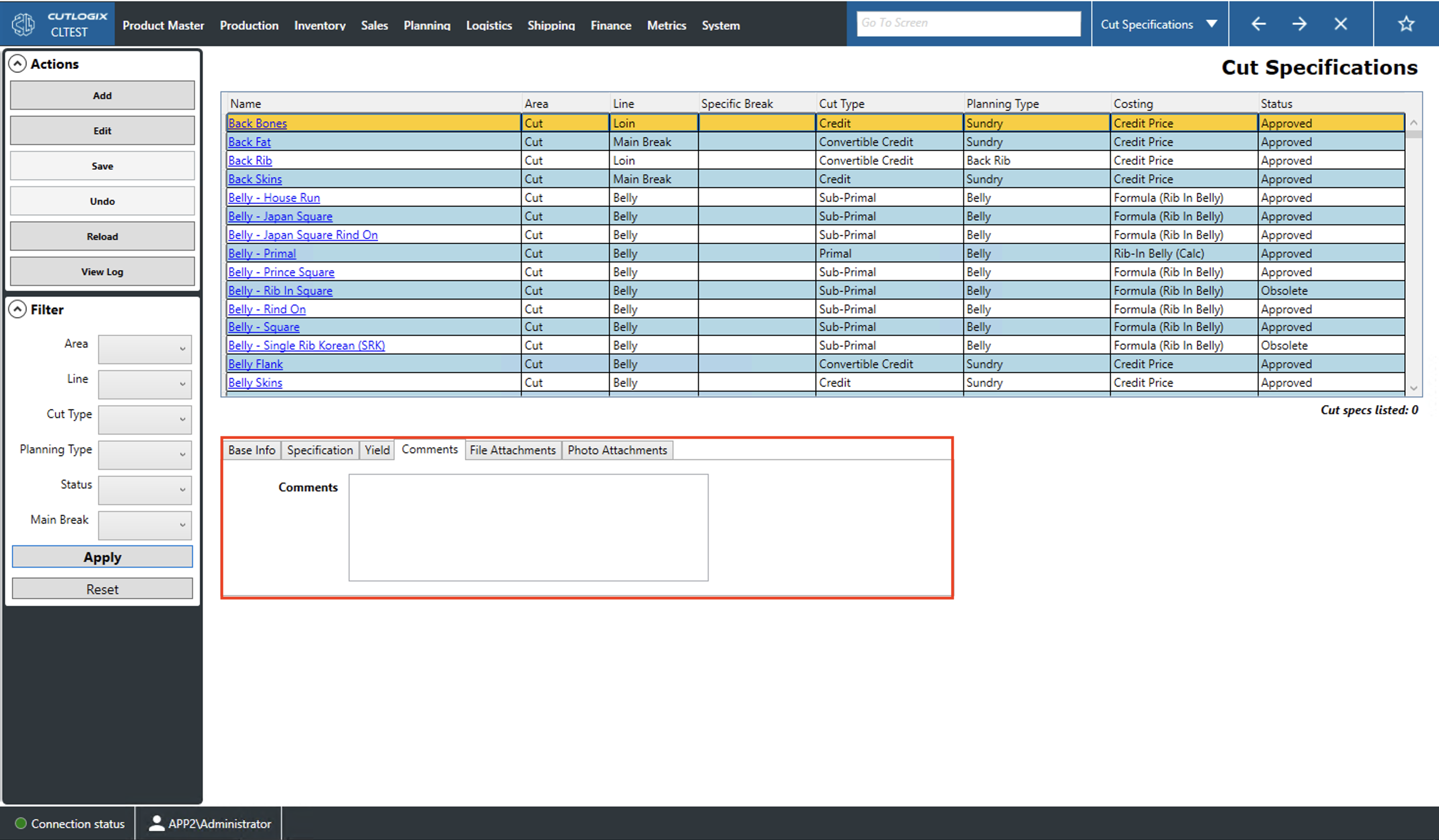 A Screenshot of the Packaging Tab