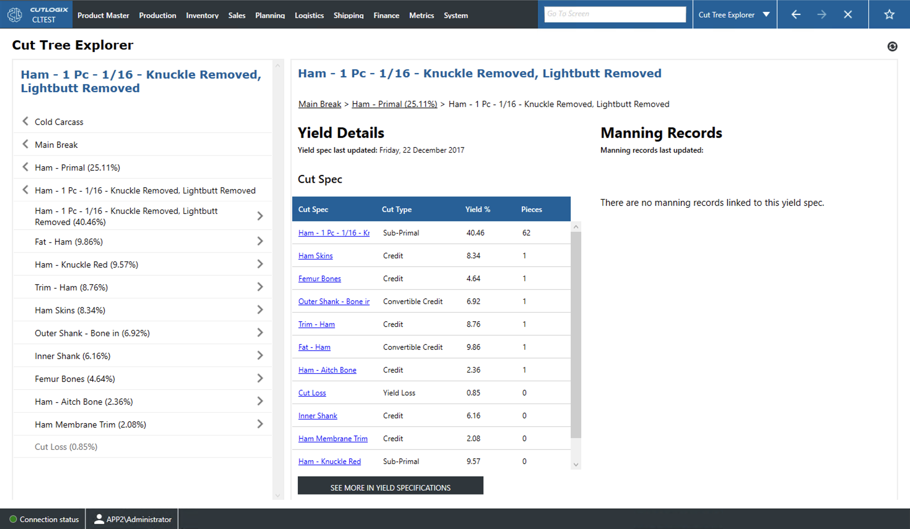 A Screenshot of the Packaging Tab