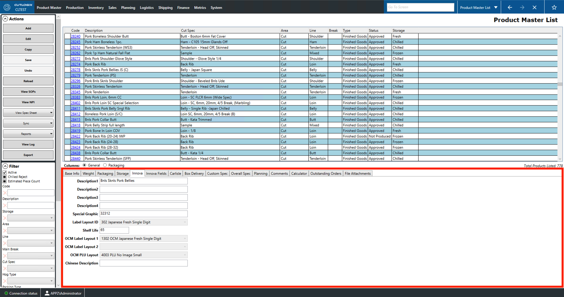 A Screenshot of the Packaging Tab