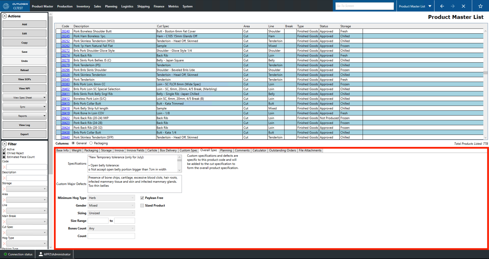 A Screenshot of the Packaging Tab