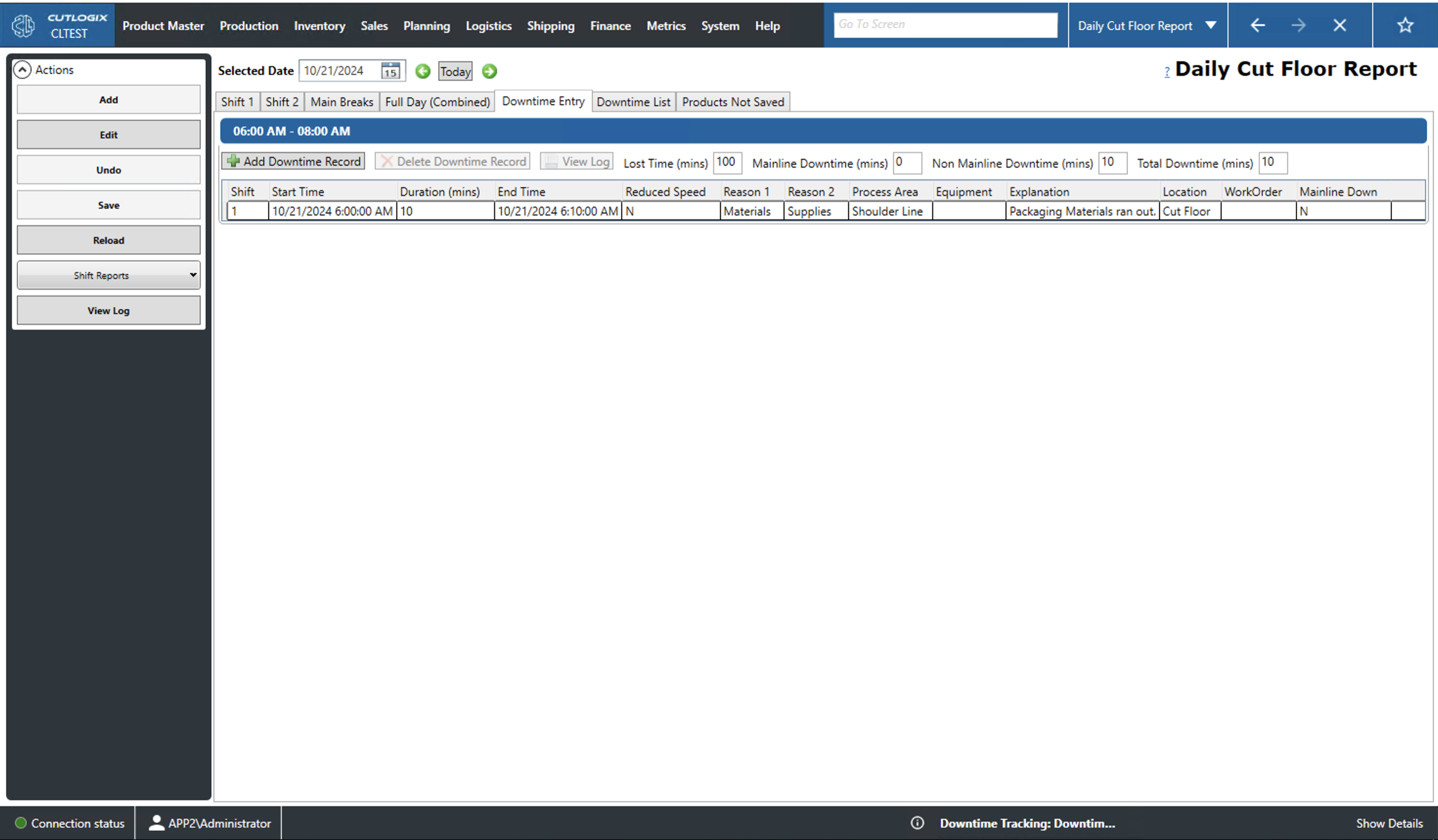 A Screenshot of the Packaging Tab
