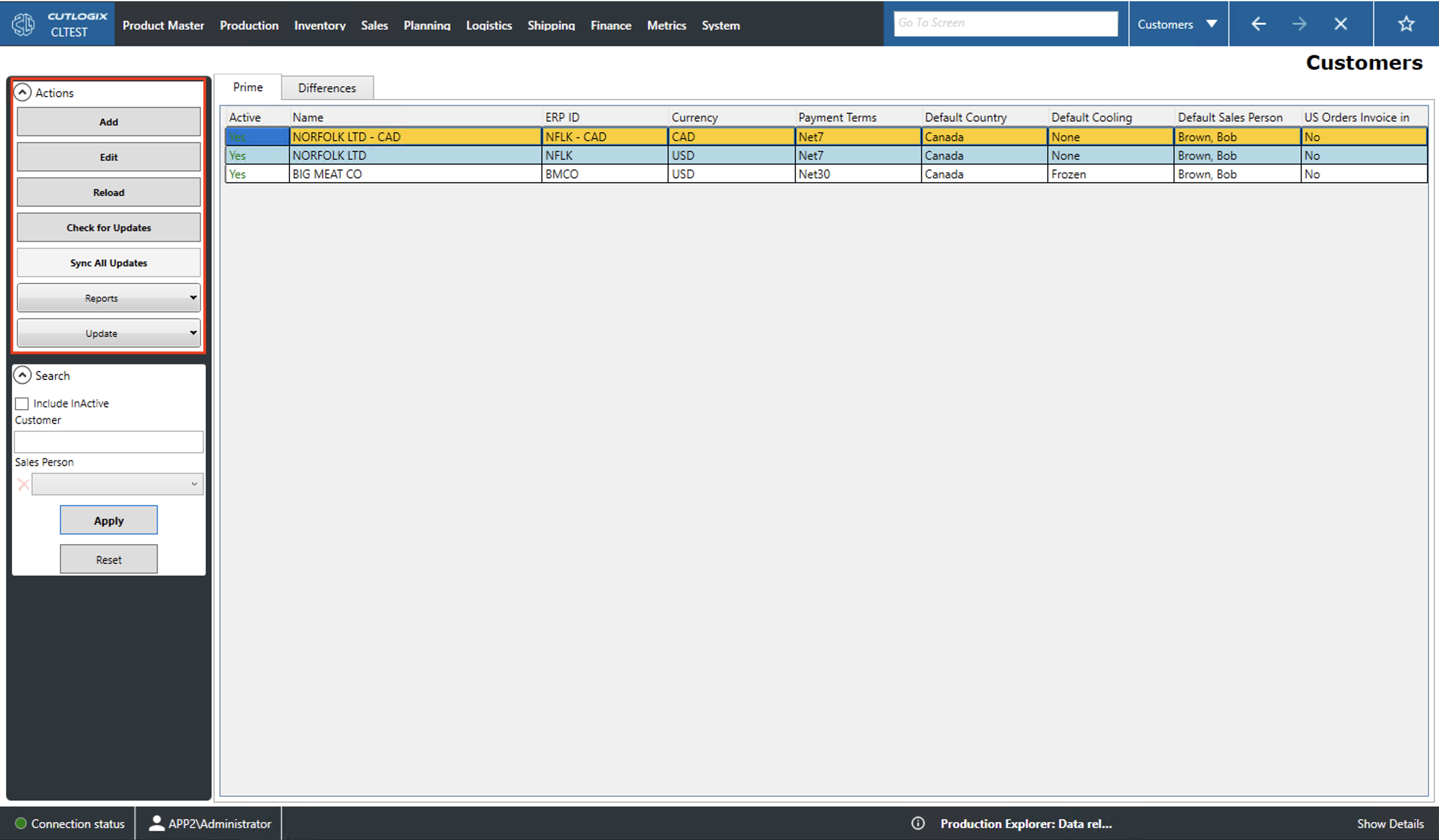 A Screenshot of the Packaging Tab
