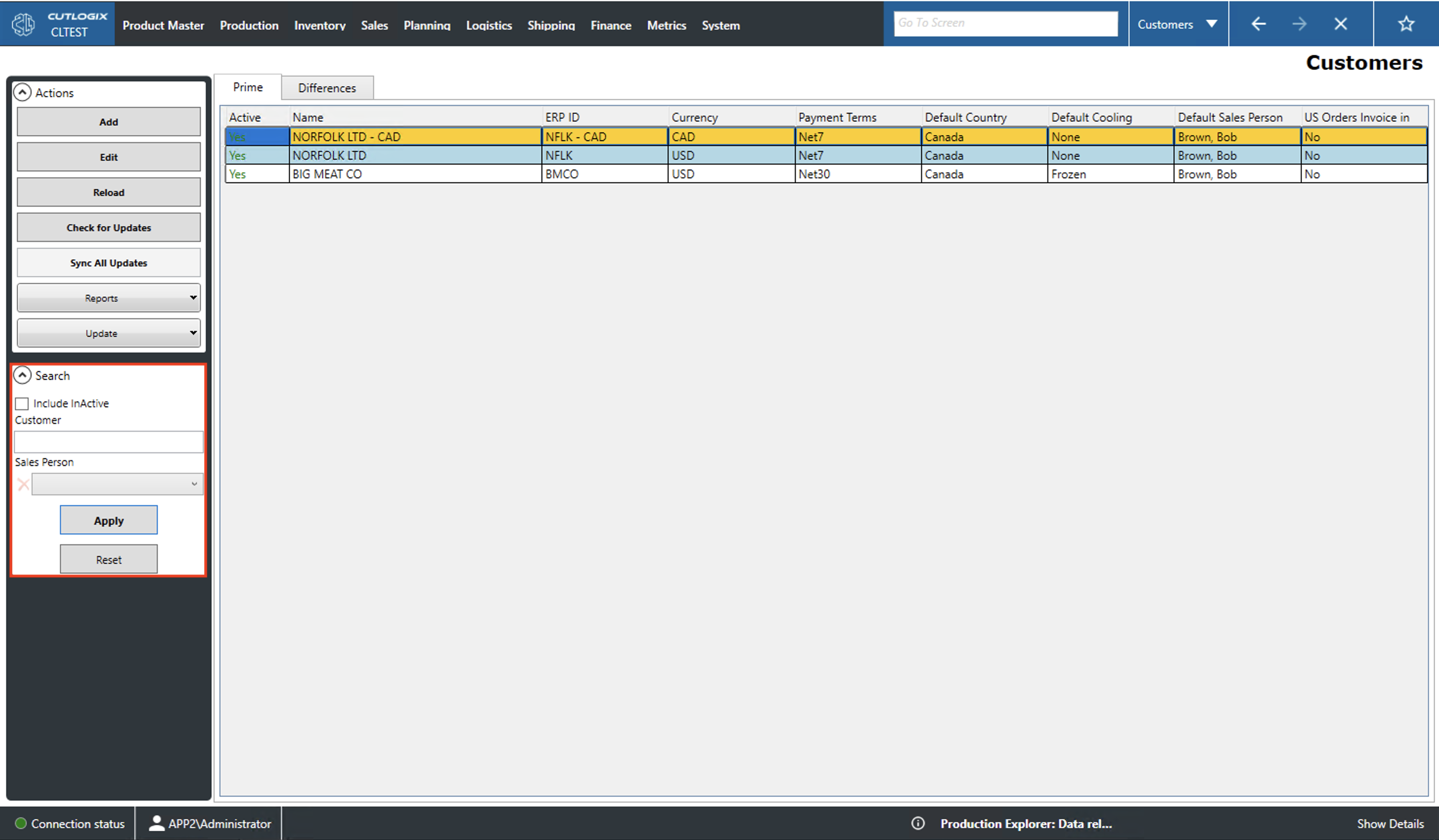 A Screenshot of the Packaging Tab