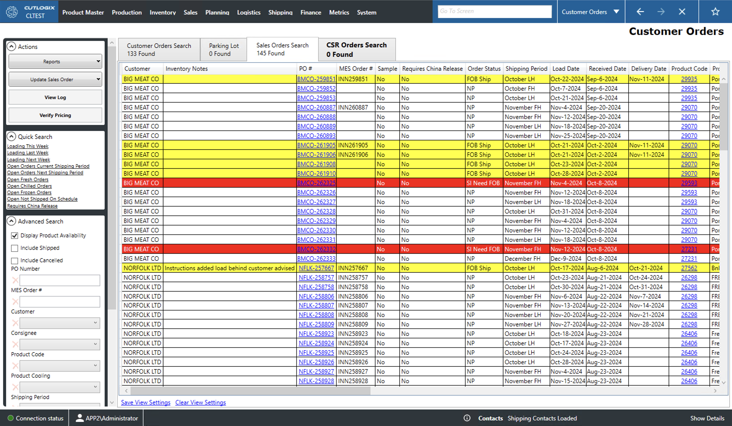A Screenshot of the Packaging Tab